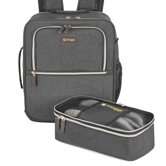 NEW Biaggi carry cube travel backpack - Picture 1 of 9